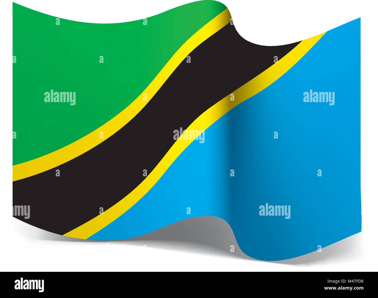 Tanzania flag, vector illustration Stock Vector Image & Art - Alamy