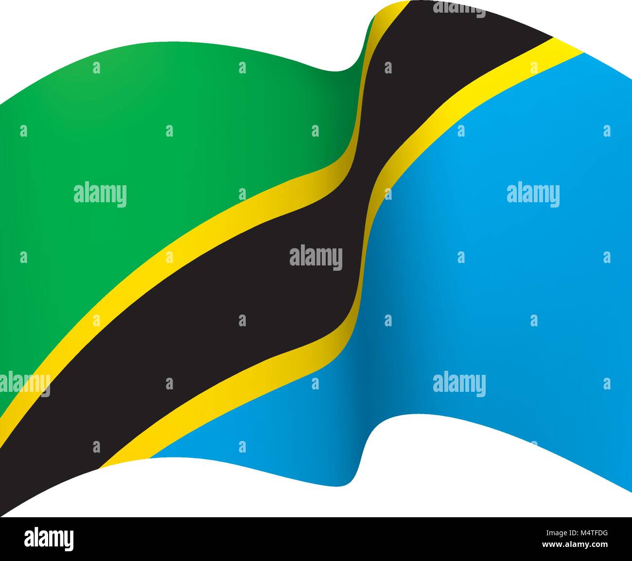 Tanzania flag, vector illustration Stock Vector Image & Art - Alamy