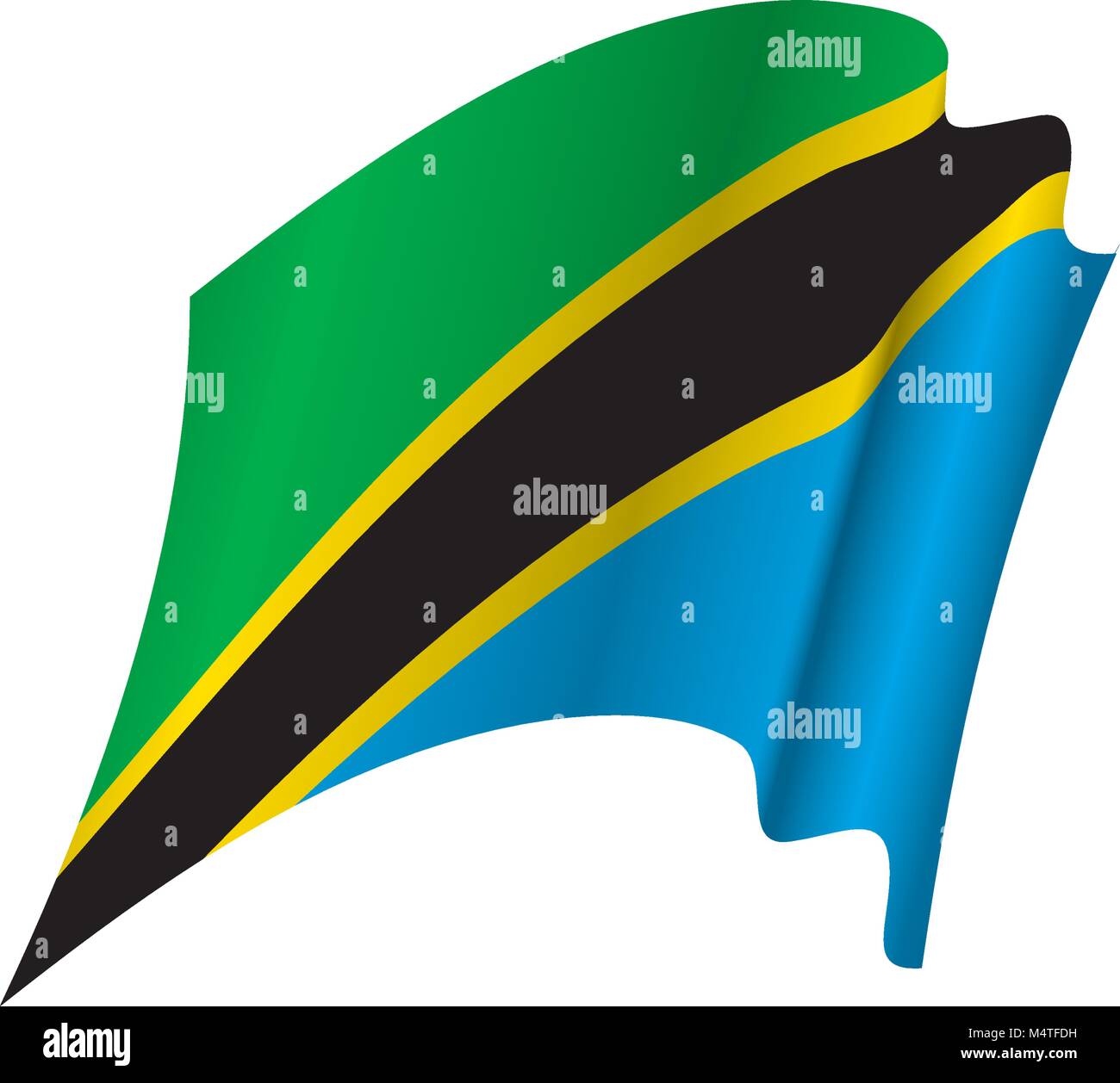 Tanzania flag, vector illustration Stock Vector Image & Art - Alamy