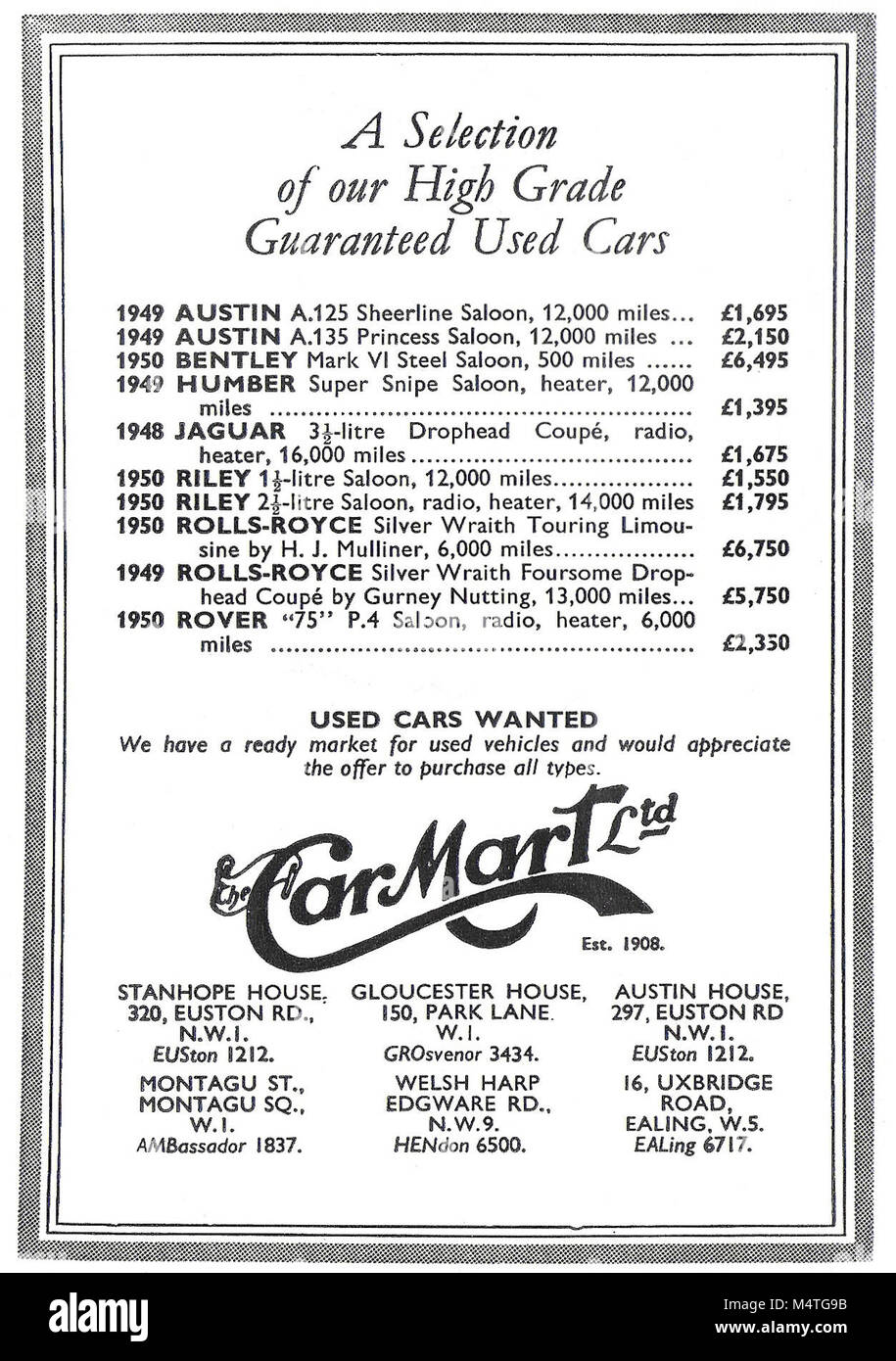 Carmart hires stock photography and images Alamy