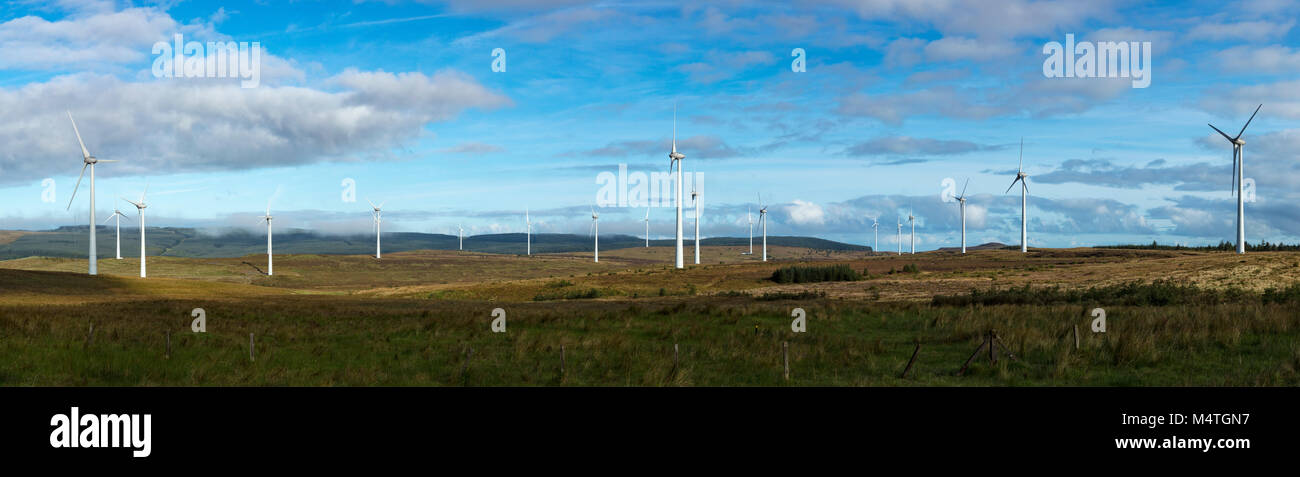 Dunmore Wind Farm, Formoyle, Limavady, County Derry, Northern Ireland. Stock Photo