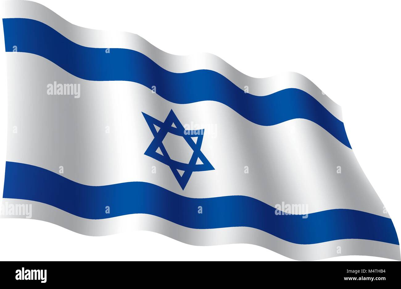 Israel flag, vector illustration Stock Vector Image & Art - Alamy