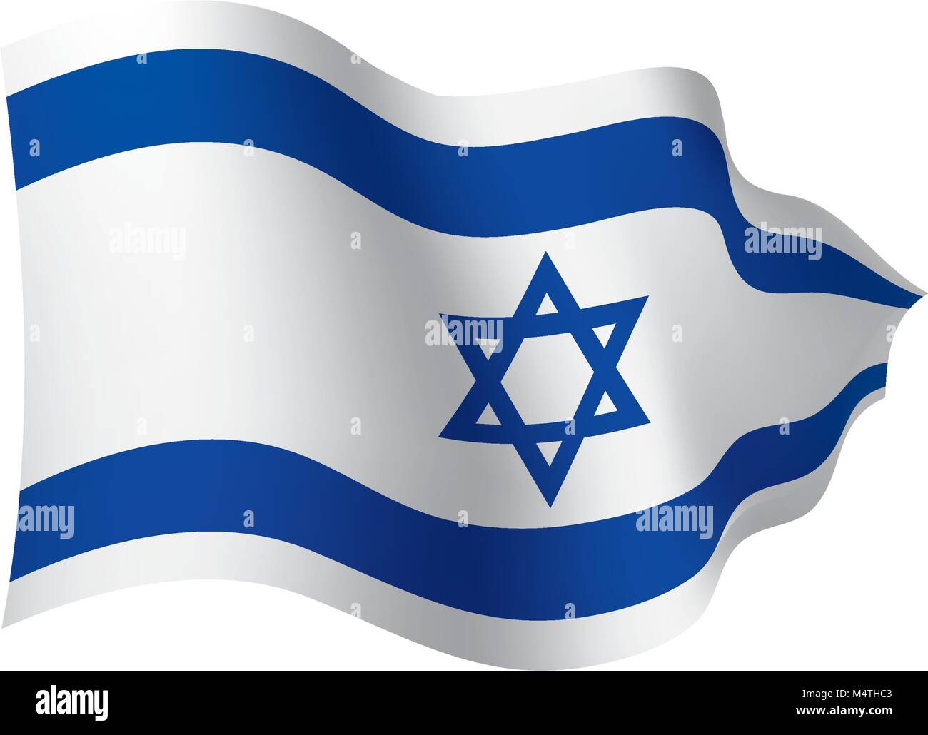 Israel flag, vector illustration Stock Vector Image & Art - Alamy
