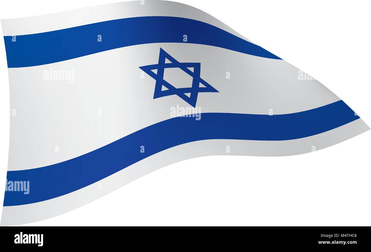 Israel flag, vector illustration Stock Vector Image & Art - Alamy
