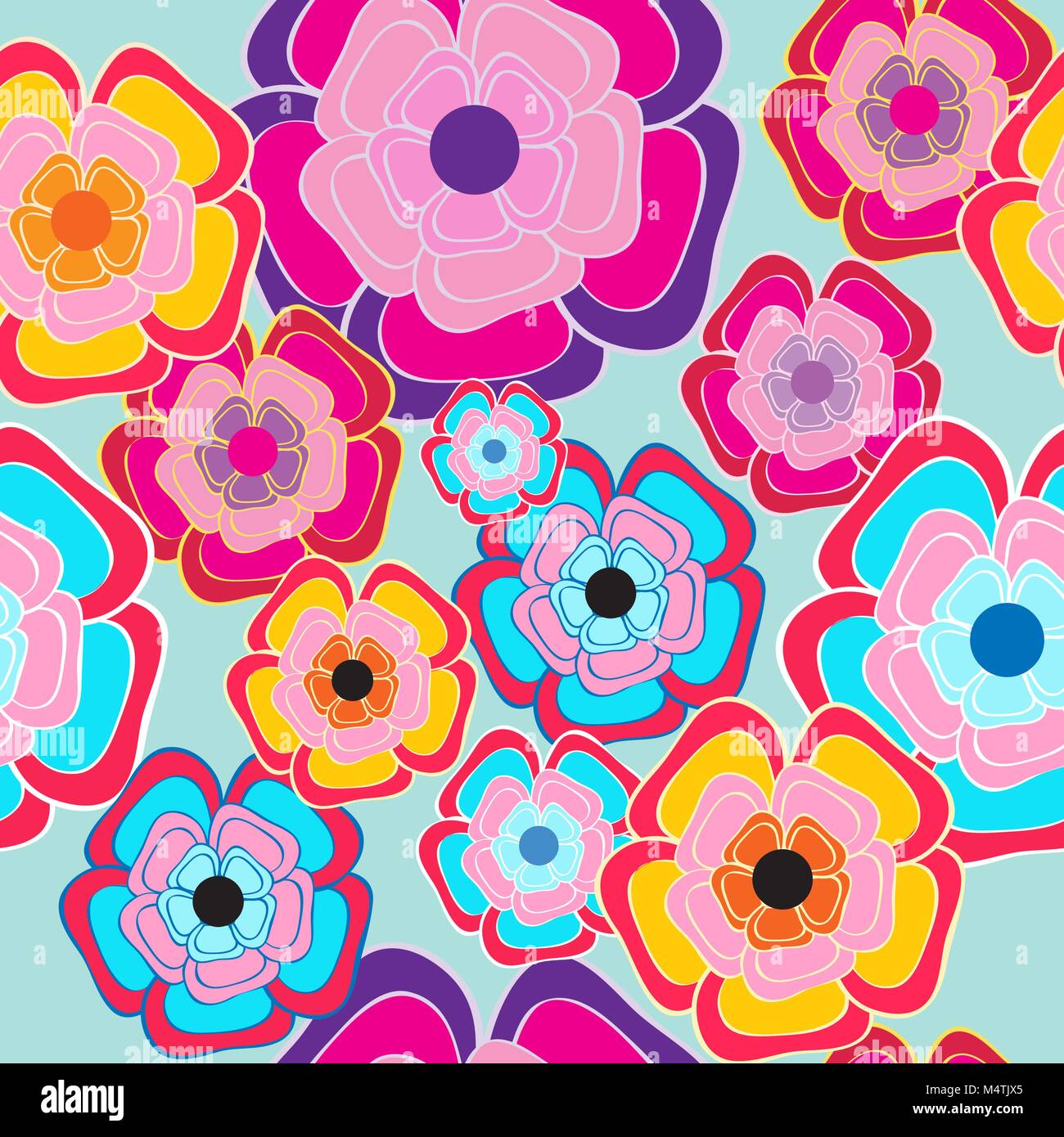 Blossom vector seamless pattern Stock Vector Image & Art - Alamy