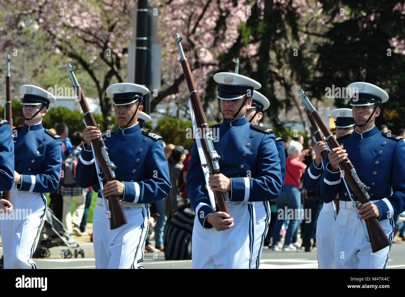 US Military Services Marching in Cherry Blossom Parade 2014 in ...