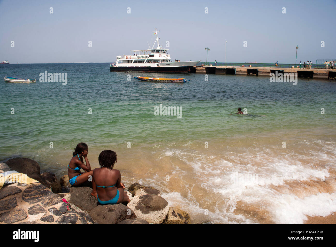 Ille de Goree, former slave island off the coast of Dakar, Senegal Stock Photo