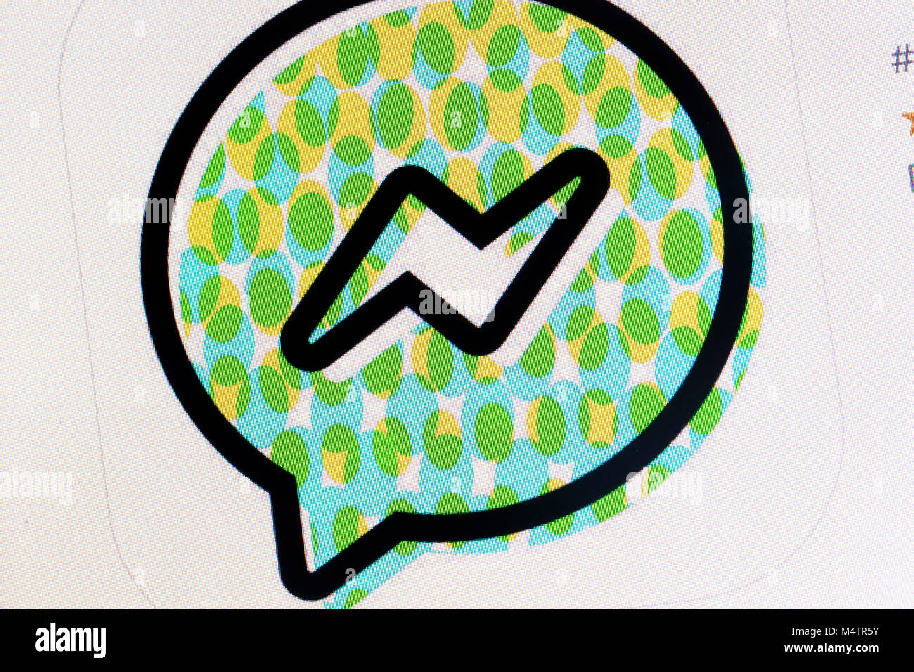 Circle facebook chat green What is