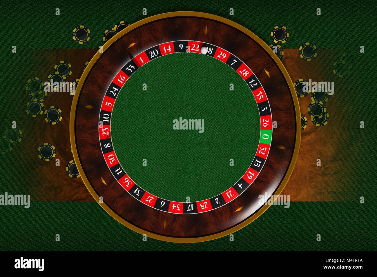 Roulette Wheel Horizontal High Resolution Stock Photography and Images