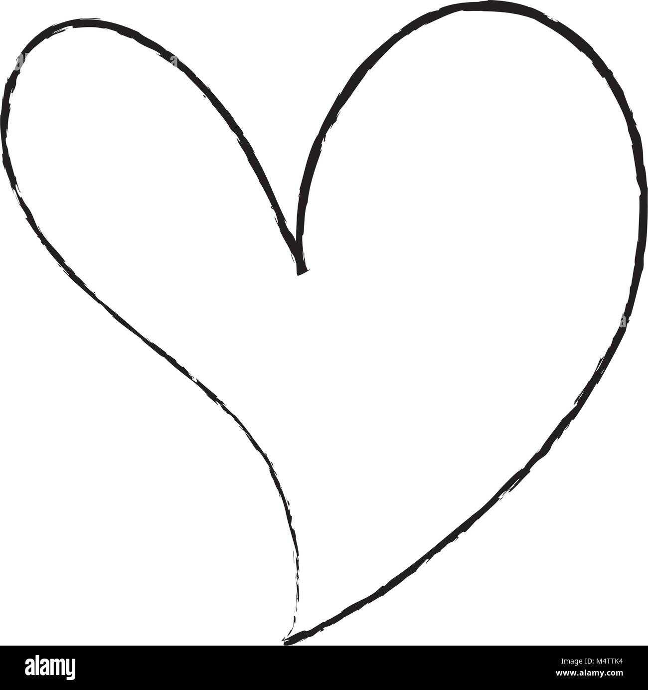 grunge heart love art to passion and romance Stock Vector Image & Art ...