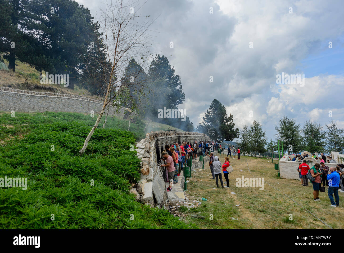 Pilgrimage on the Tomorr Mountain, Albania Stock Photo Alamy