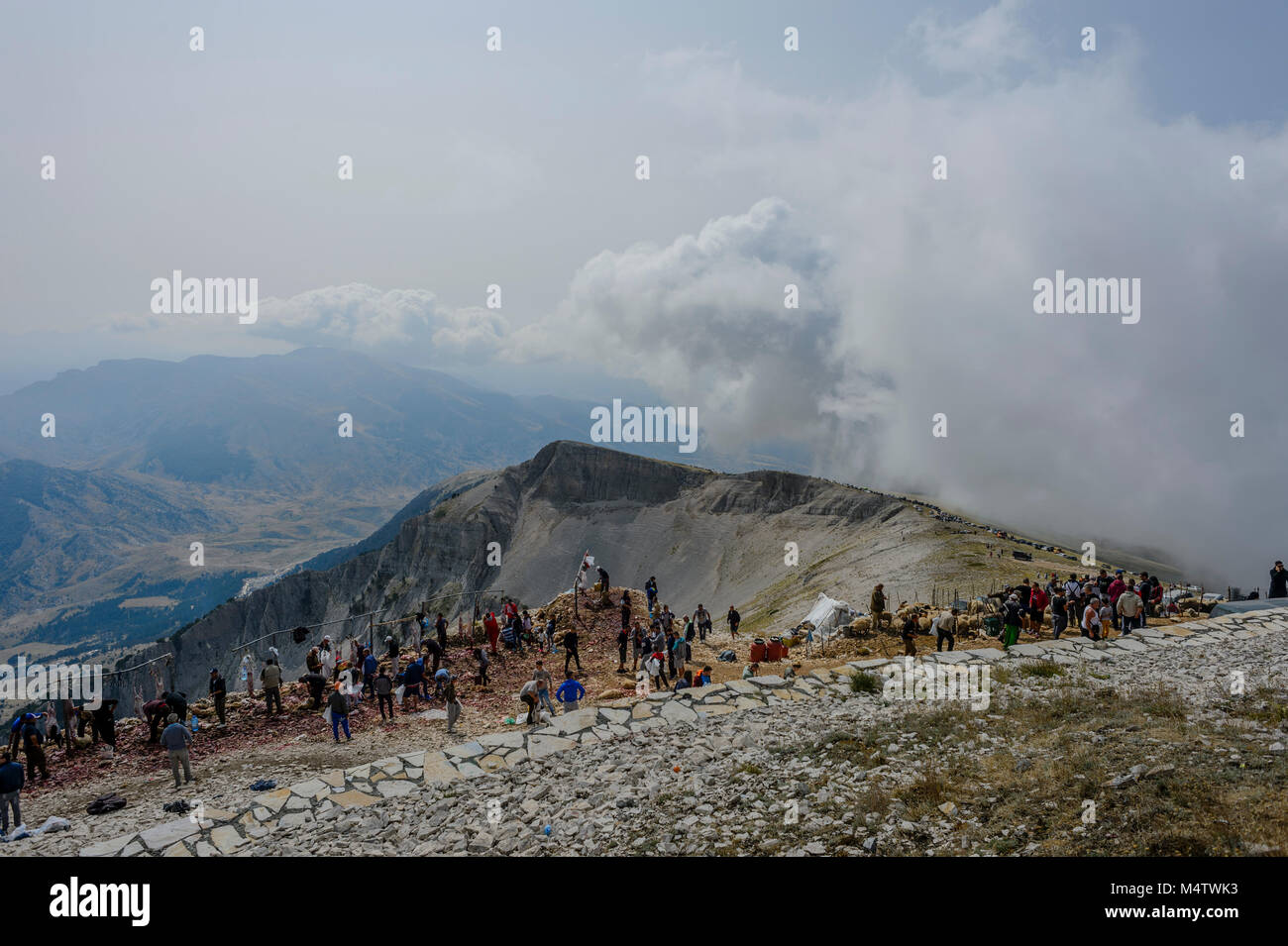 Pilgrimage on the Tomorr Mountain, Albania Stock Photo Alamy
