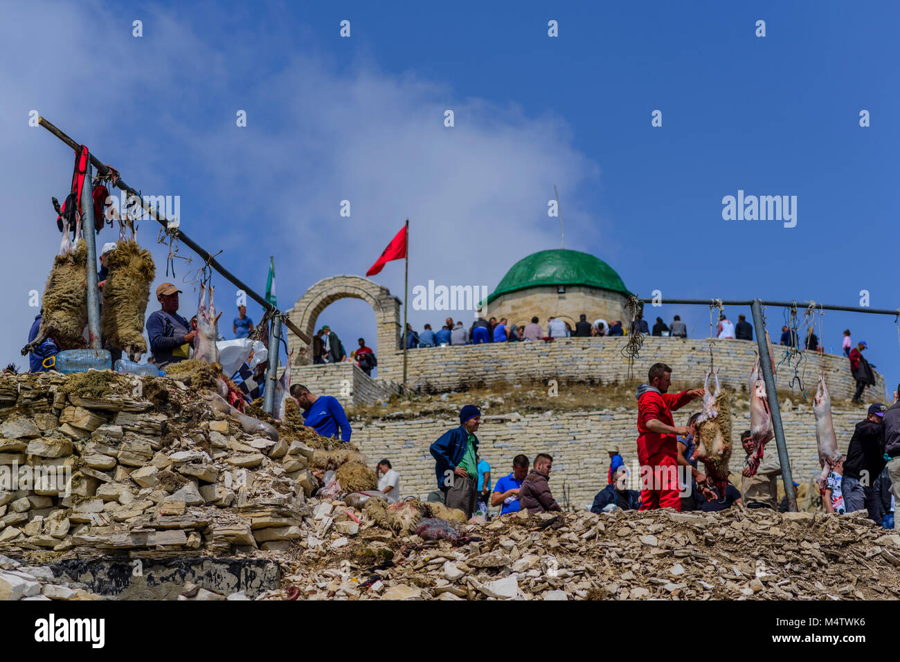 Pilgrimage on the Tomorr Mountain, Albania Stock Photo Alamy