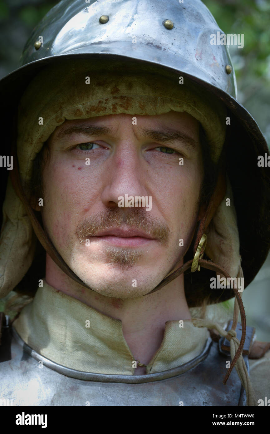 Man at Arms Stock Photo Alamy