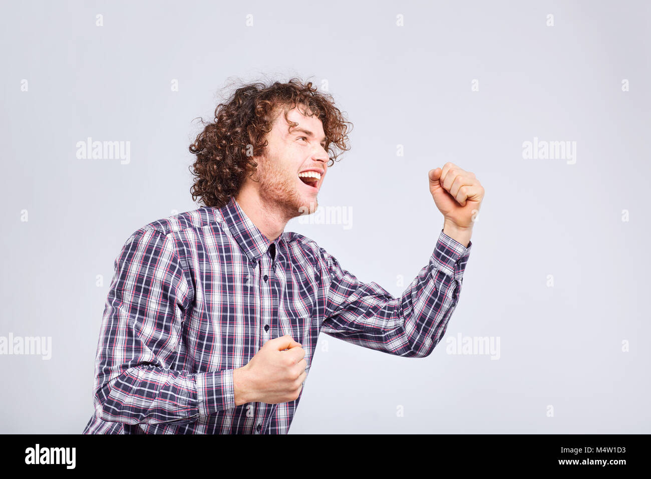 Hands space face hi-res stock photography and images - Alamy