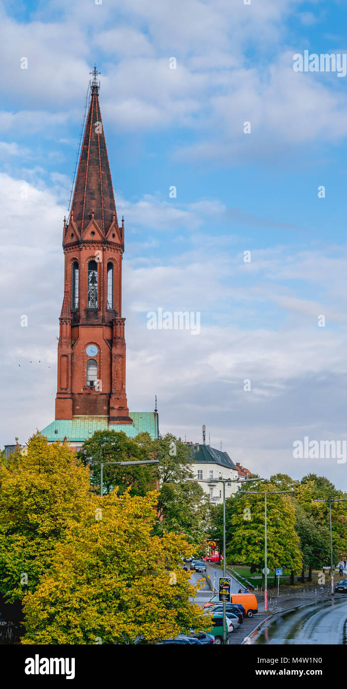 Protestant parish Emmaus-A–lberg, Berlin, Germany Stock Photo