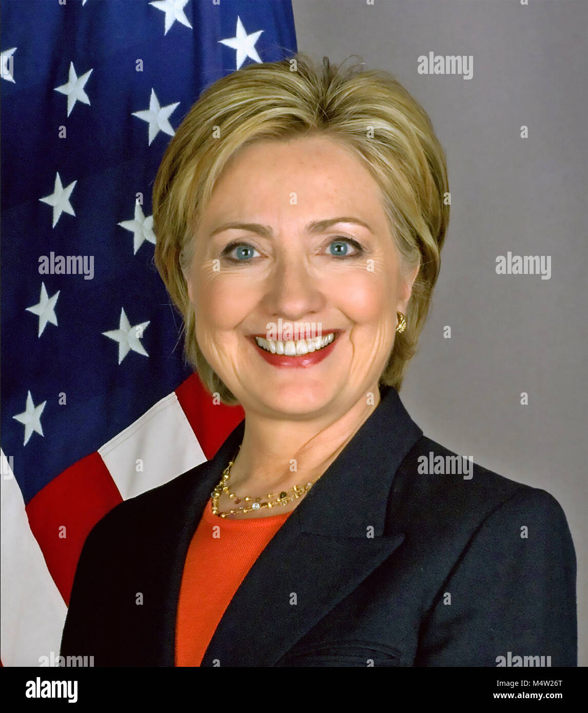 HILARY CLINTON as 67th United States Secretary of State on 27 JaNUARY 2009 Stock Photo