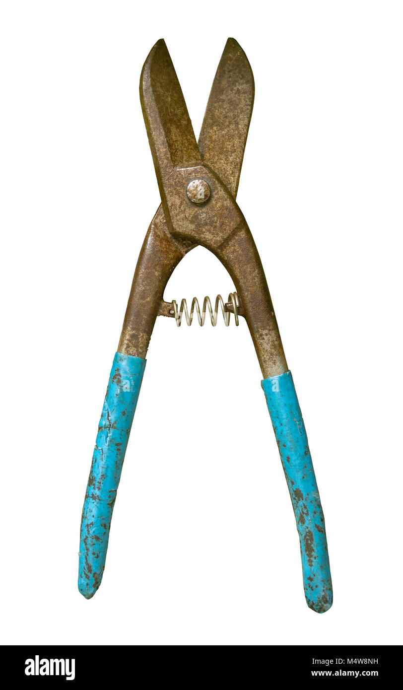 Grungy Wire Cutters Stock Photo