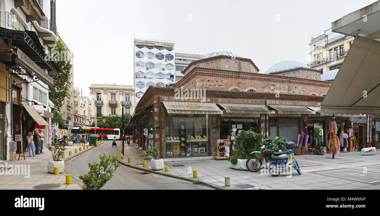 Bedesten Market Thessaloniki Stock Photo