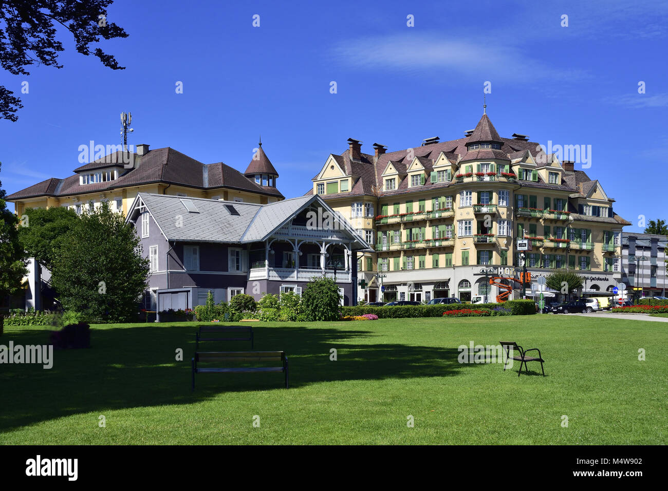 Velden at Worthersee Stock Photo