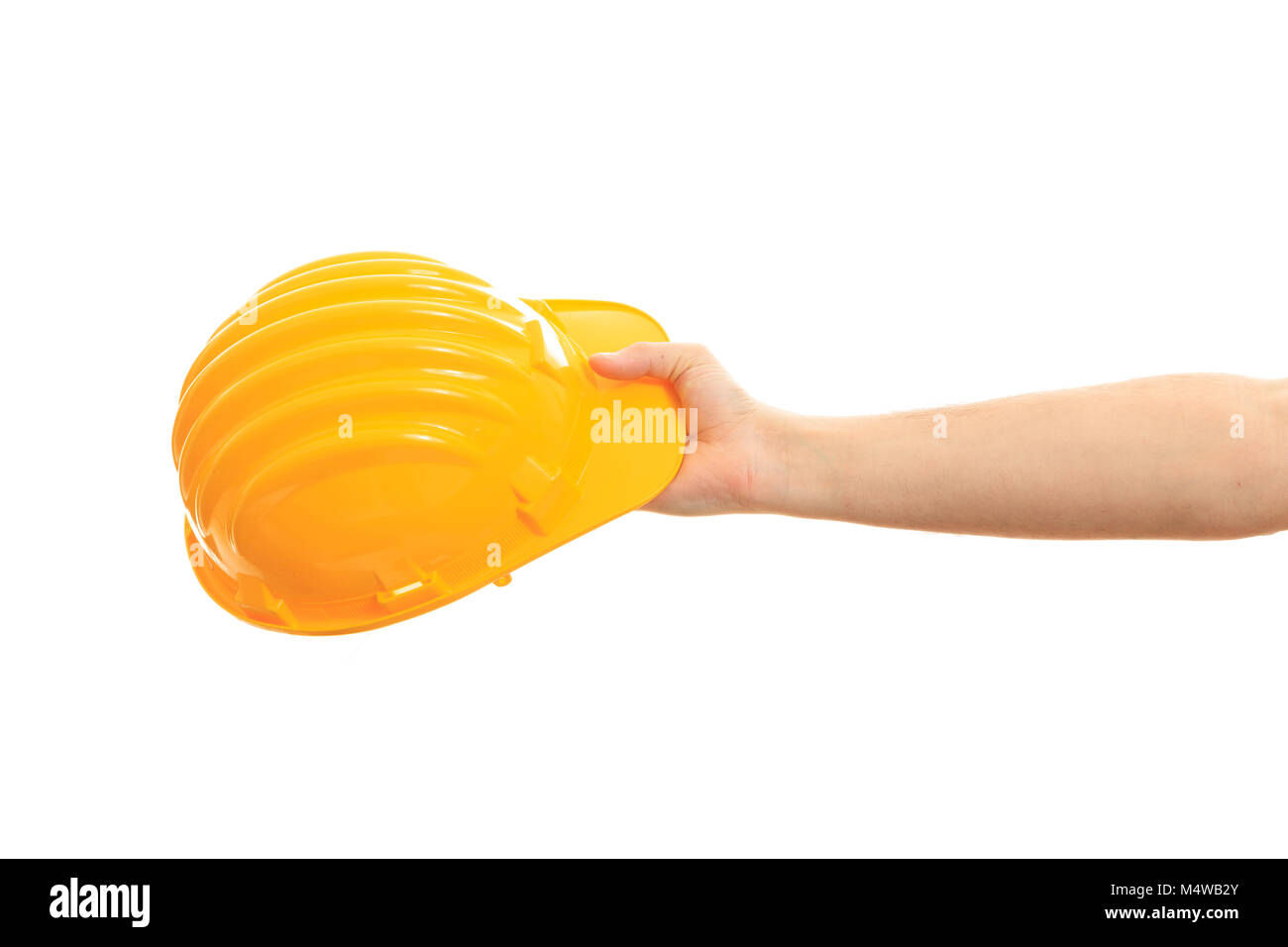 Man white hard hat hi-res stock photography and images - Alamy