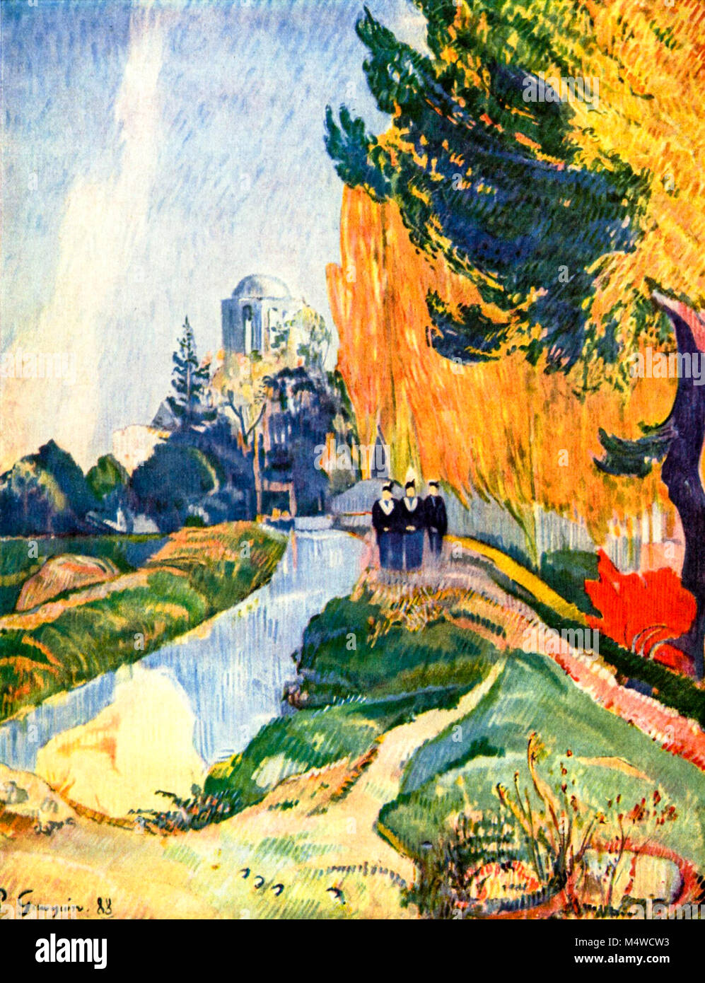 Paul Gauguin, Les Alyscamps (1888 Stock Photo Alamy