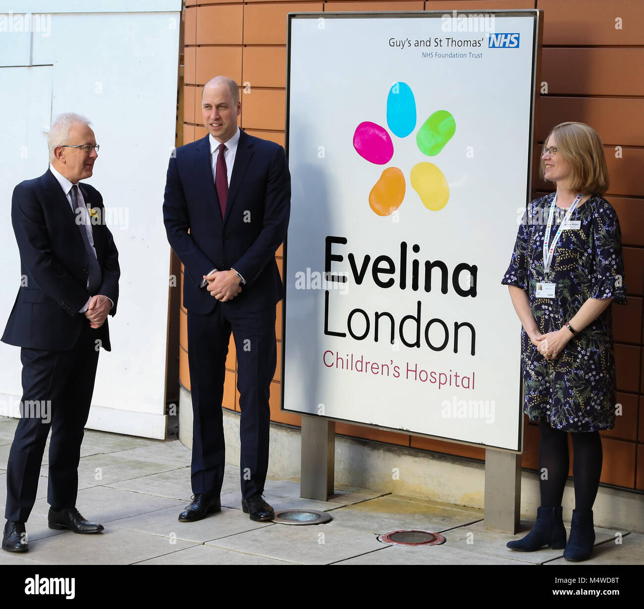 The Duke of Cambridge arrives at the Evelina Children’s Hospital to ...