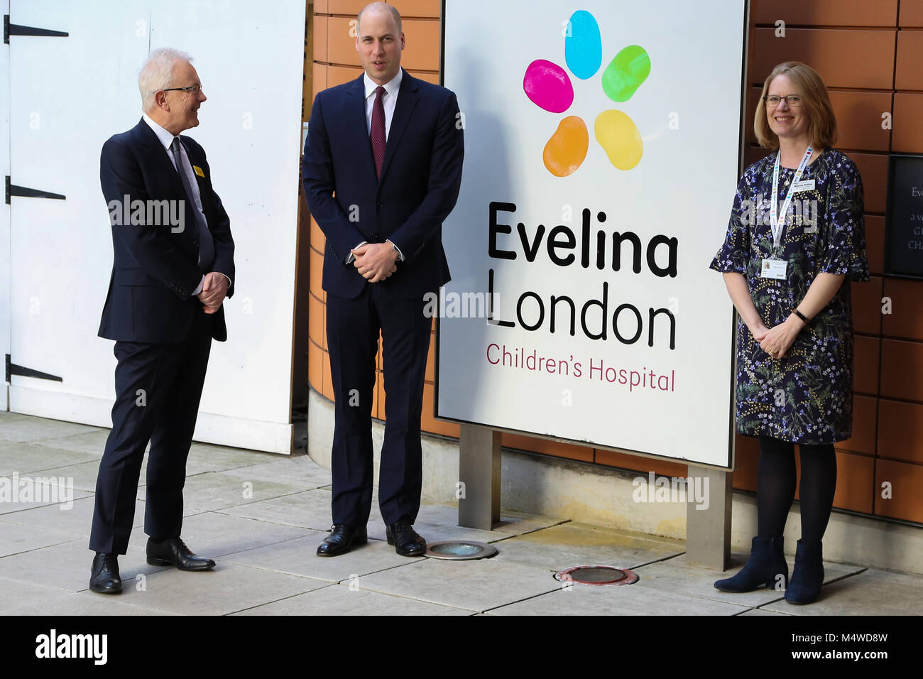 The Duke of Cambridge arrives at the Evelina Children’s Hospital to ...