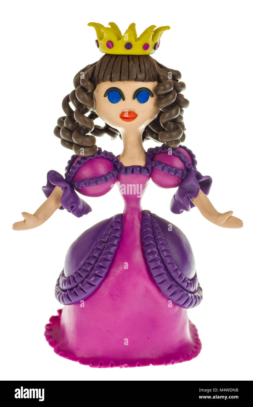 Princess made of plasticine (modelling clay Stock Photo - Alamy