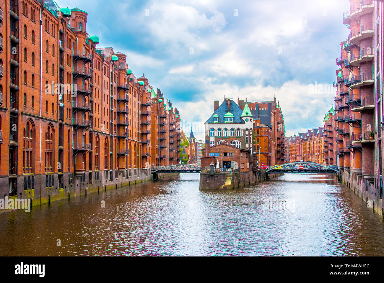 Water castle building in hamburg hafen city germany Stock Photo - Alamy