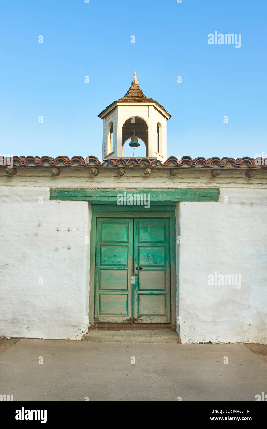 Spanish hacienda style buildings in old town san diego, california, usa Stock Photo