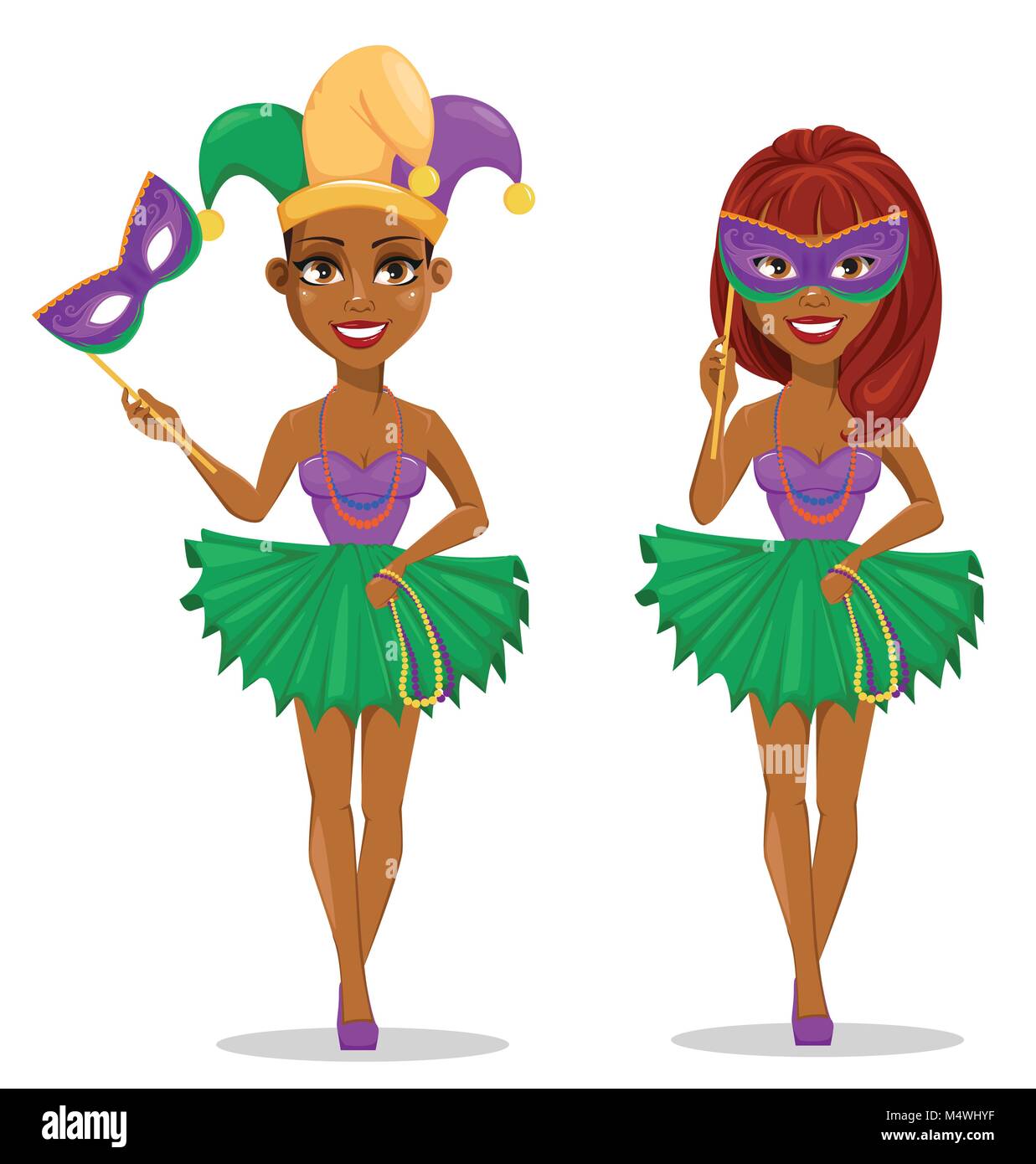 mardi gras cartoon pics