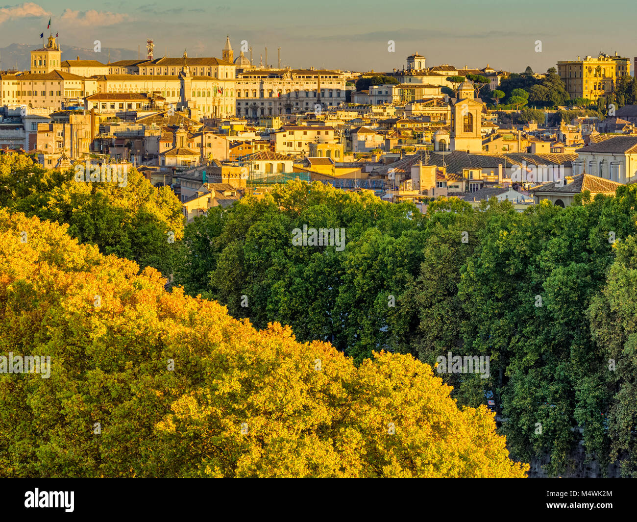Rome skyline, Italy Stock Photo - Alamy