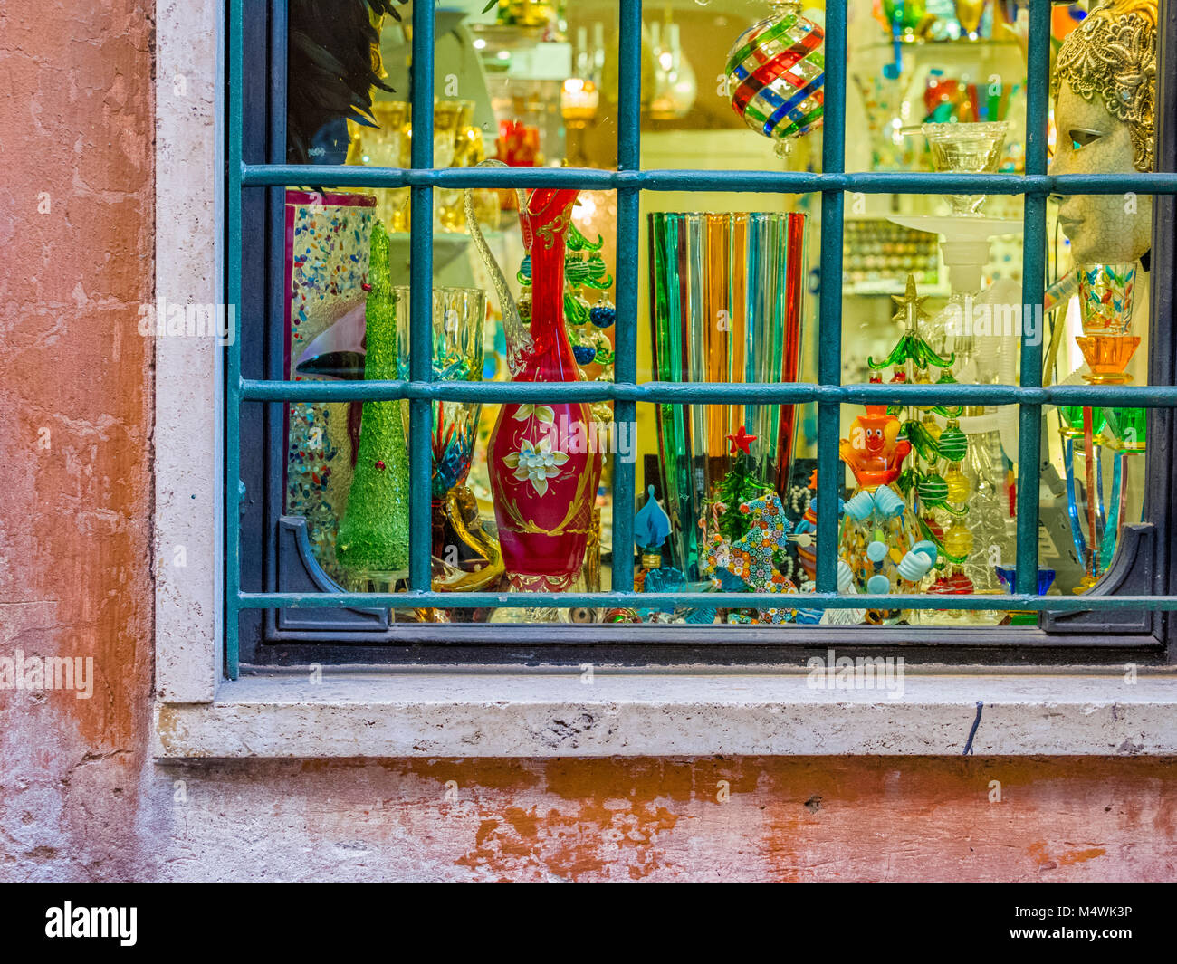 Glass shop in Rome, Italy Stock Photo Alamy