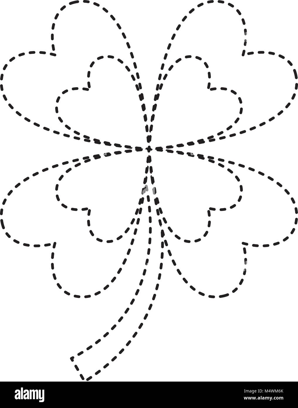 four leaf clover good luck Stock Vector Image & Art - Alamy
