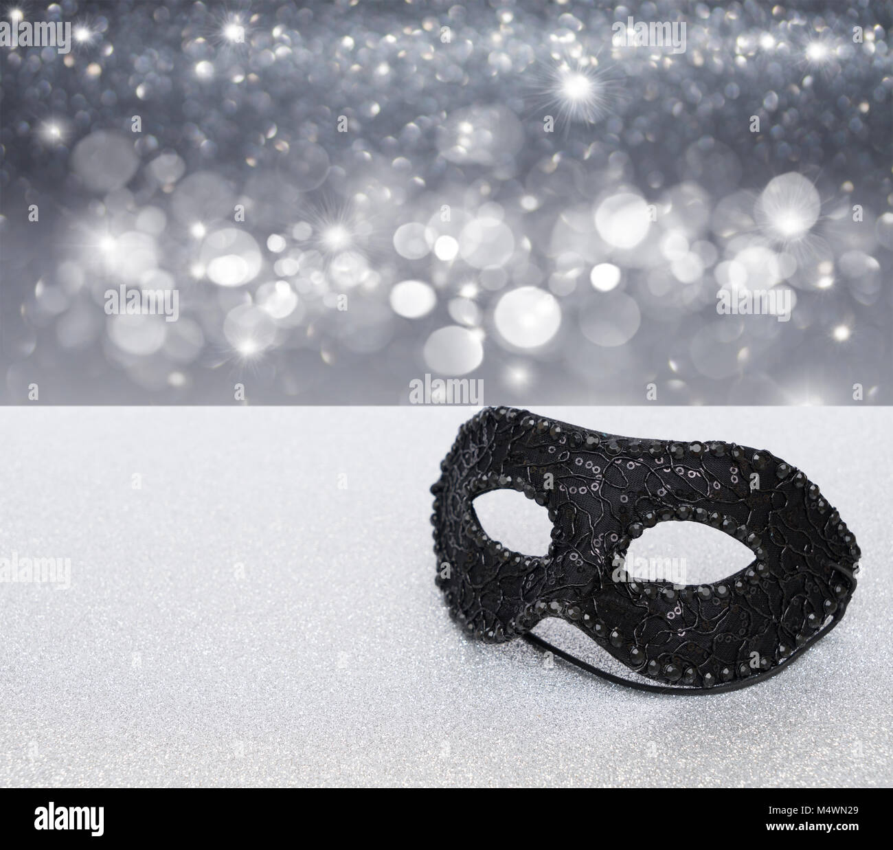 Mask with masquerade decorations Stock Photo Alamy