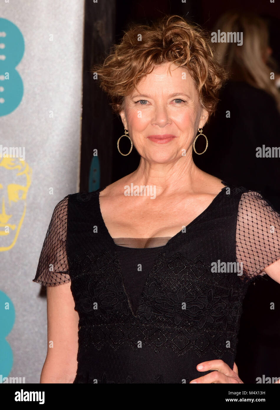 London, UK. 18th Feb, 2018. Celie Imrie   attending The EE British Academy Film Awards, at The Royal Albert Hall London Sunday 18th February. Credit: Peter Phillips/Alamy Live News Stock Photo