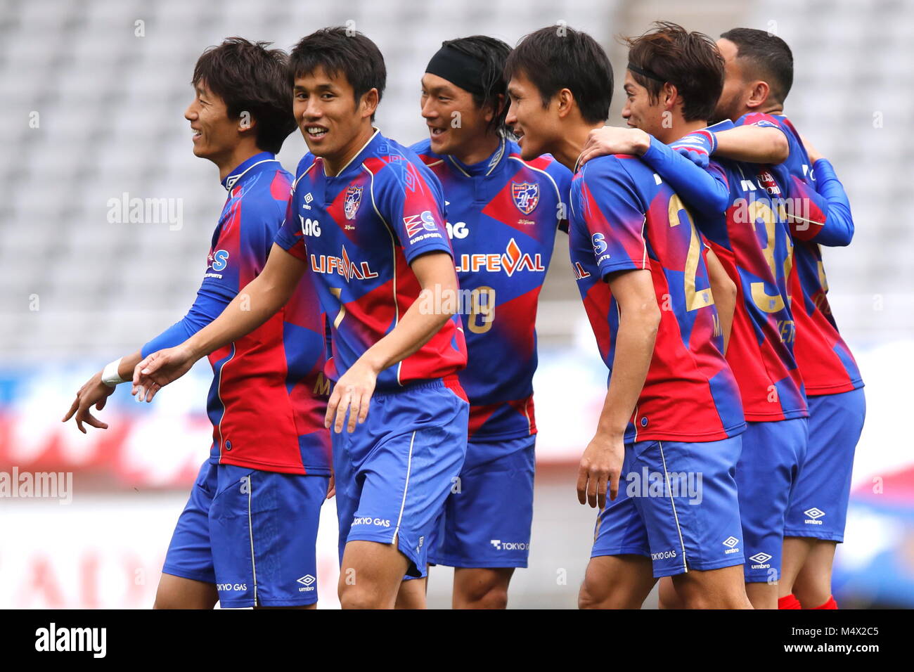 Tokyo, Japan. 17th Feb, 2018. FCFC Tokyo team group, February 17, 2018 ...