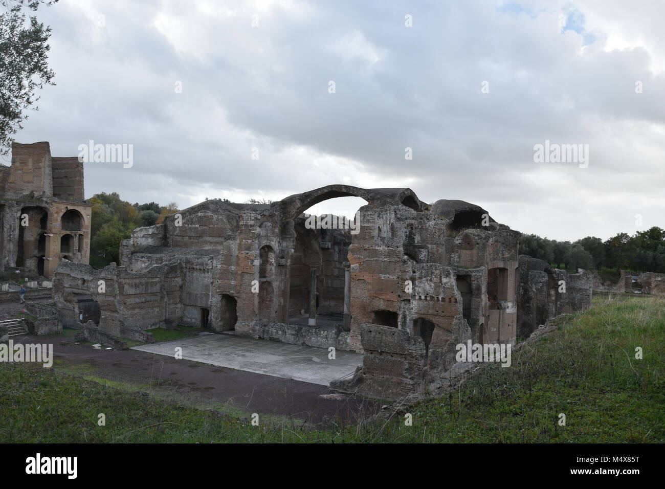 November 26th, 2017. Exterior of Grandi Therme Bath House of Hadrian's ...