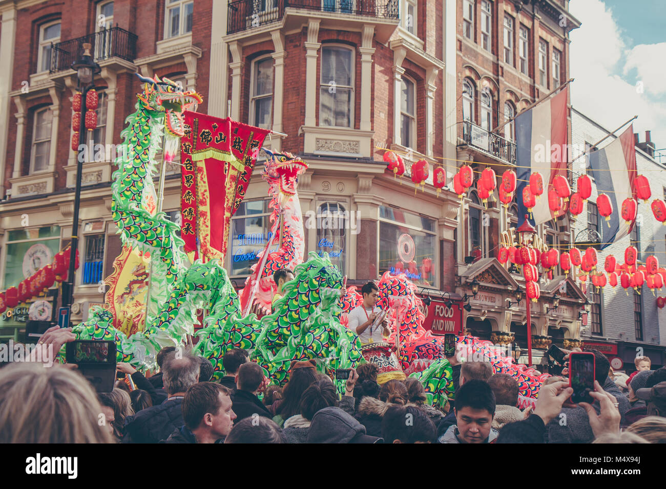 Chinese new year celebrations in London,UK Stock Photo Alamy