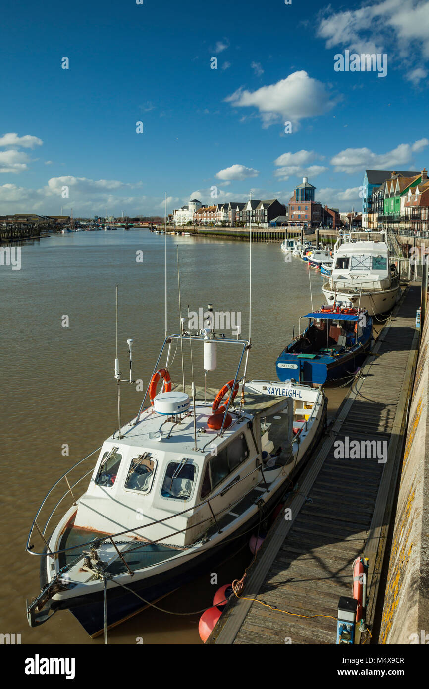 Littlehampton river boats harbour hires stock photography and images