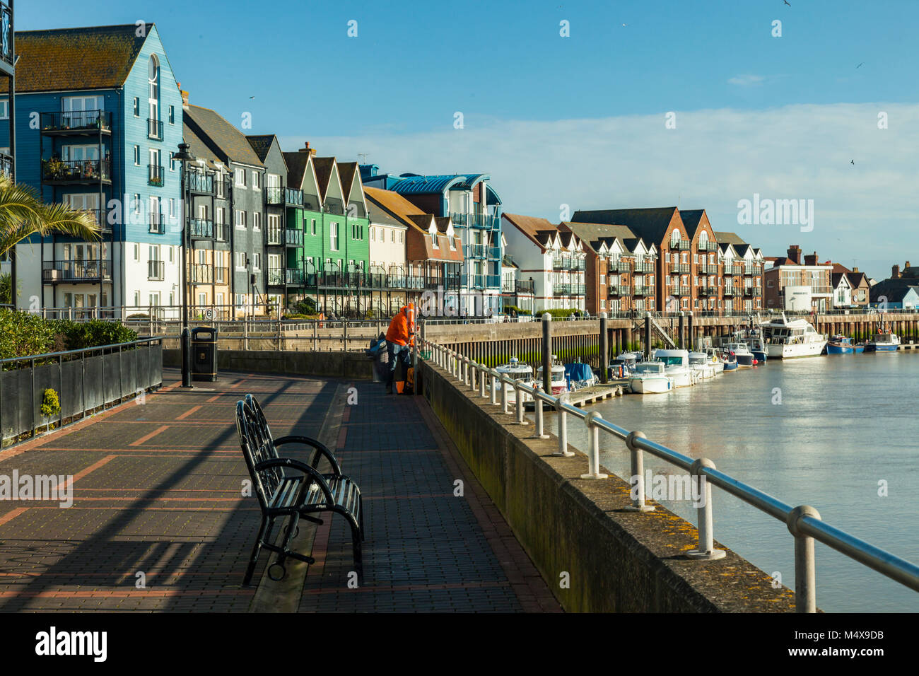 Winter afternoon in Littlehampton, West Sussex, England Stock Photo Alamy