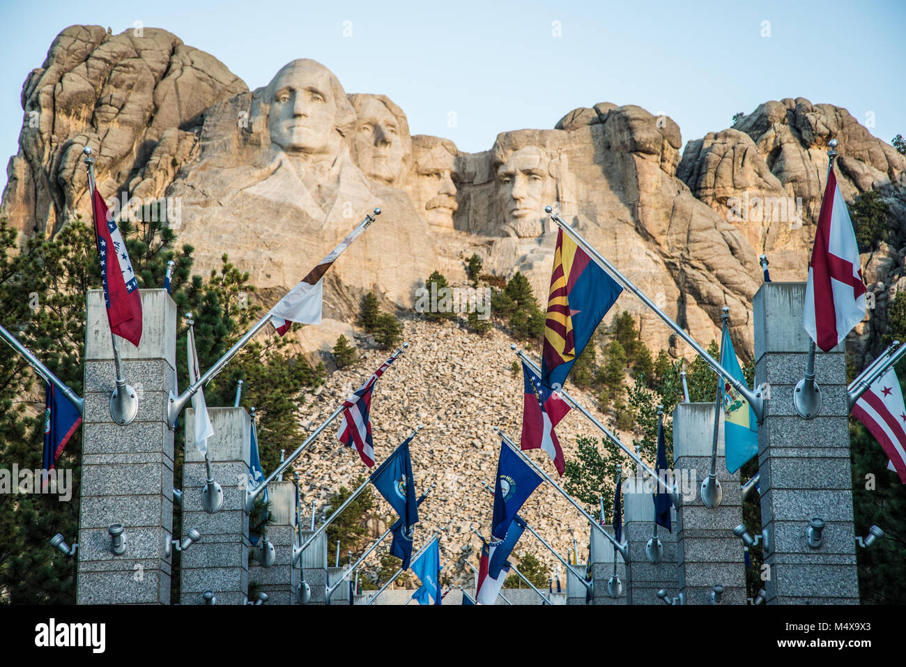 Mount Rushmore near Rapid City in South Dakota Stock Photo Alamy