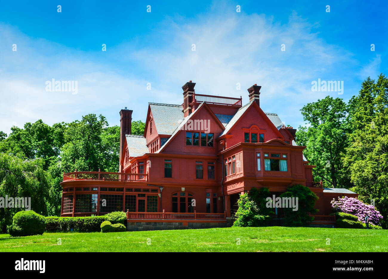 West Orange, NJ, USA. Historic Glenmont Estate at Thomas Edison National Historical Park. Stock Photo