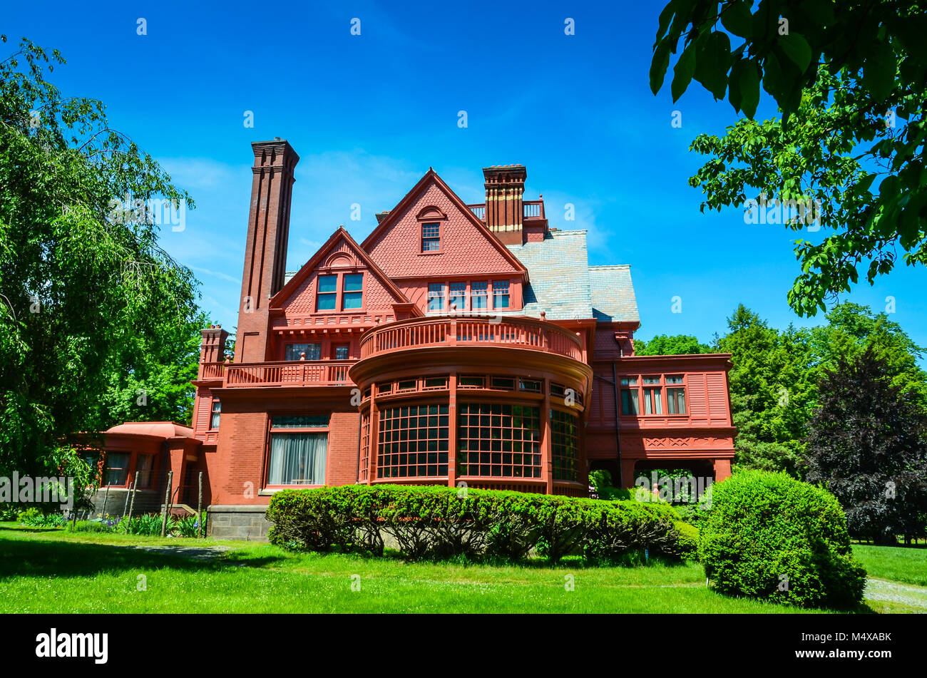 West Orange, NJ, USA. Historic Glenmont Estate at Thomas Edison National Historical Park. Stock Photo