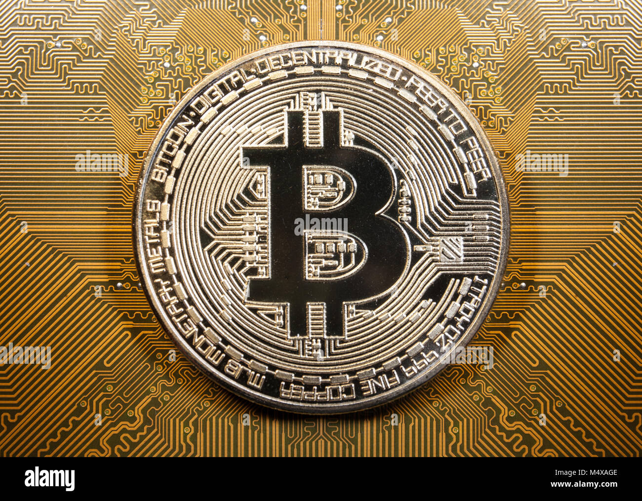 Bitcoin Dollar High Resolution Stock Photography And Images Alamy