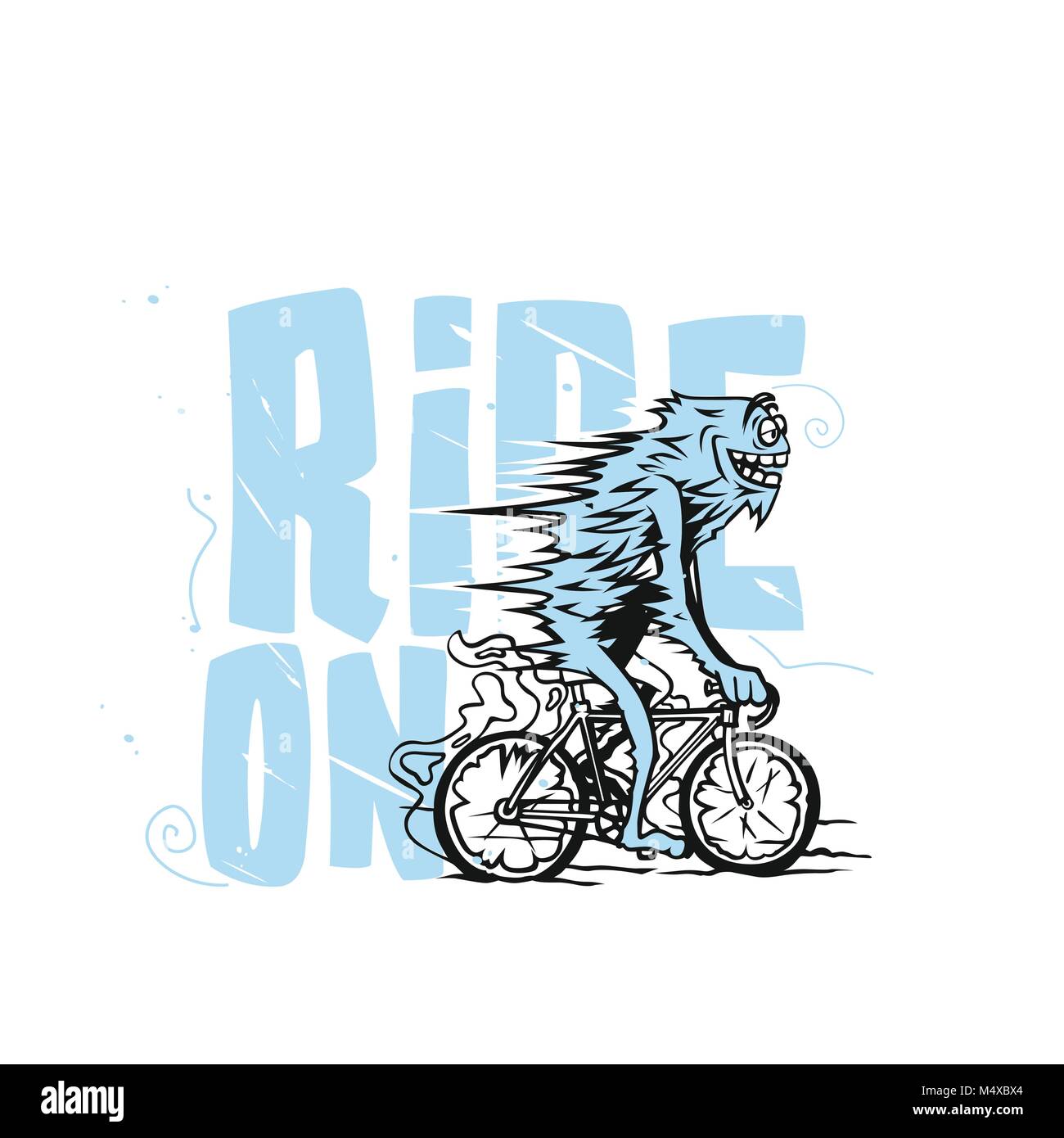 Abstract Cycling Vector Abstract vector cyclist illustration Stock Vector Image & Art - Alamy