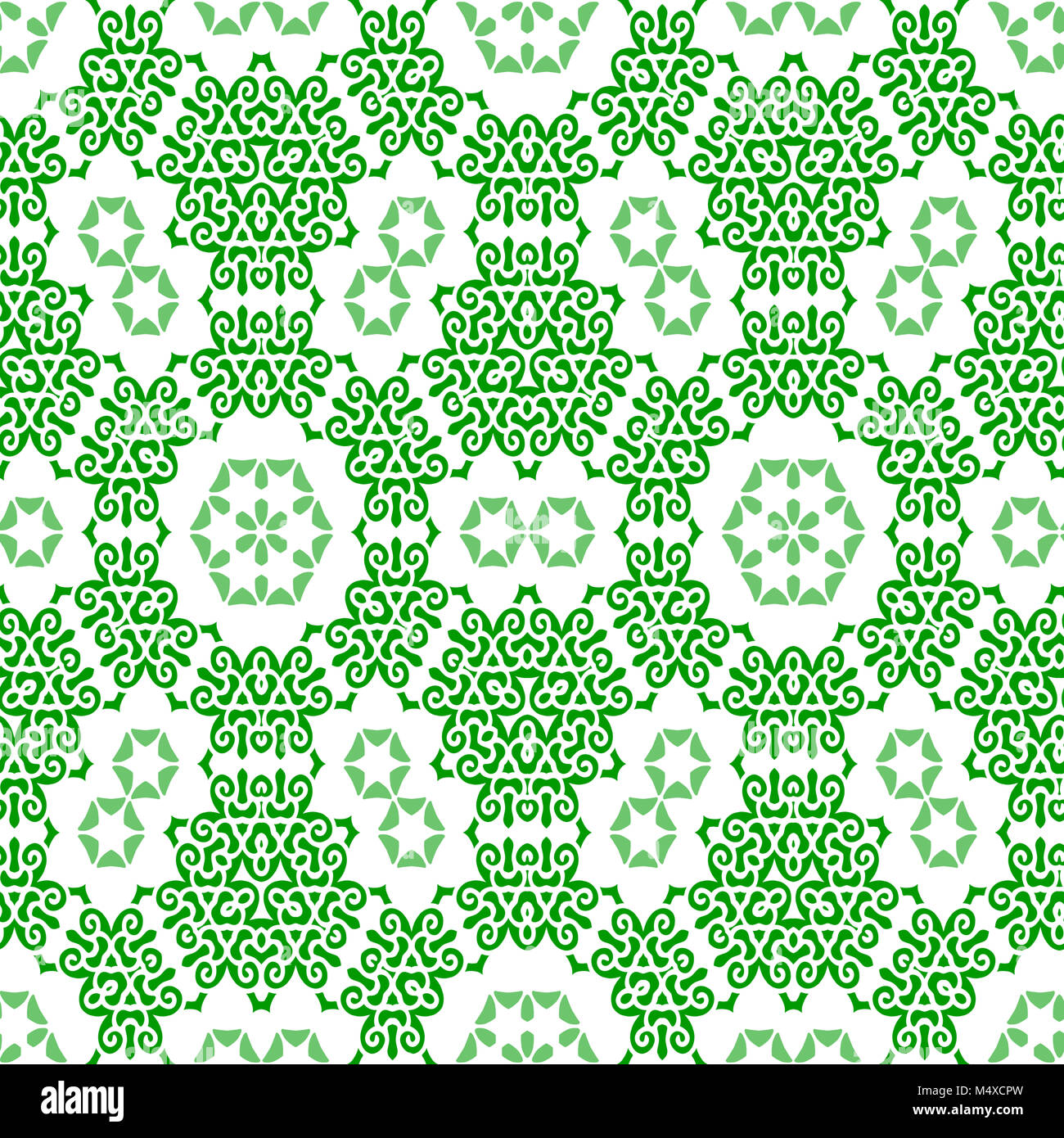 Repeating pattern of green star shapes hi-res stock photography and ...