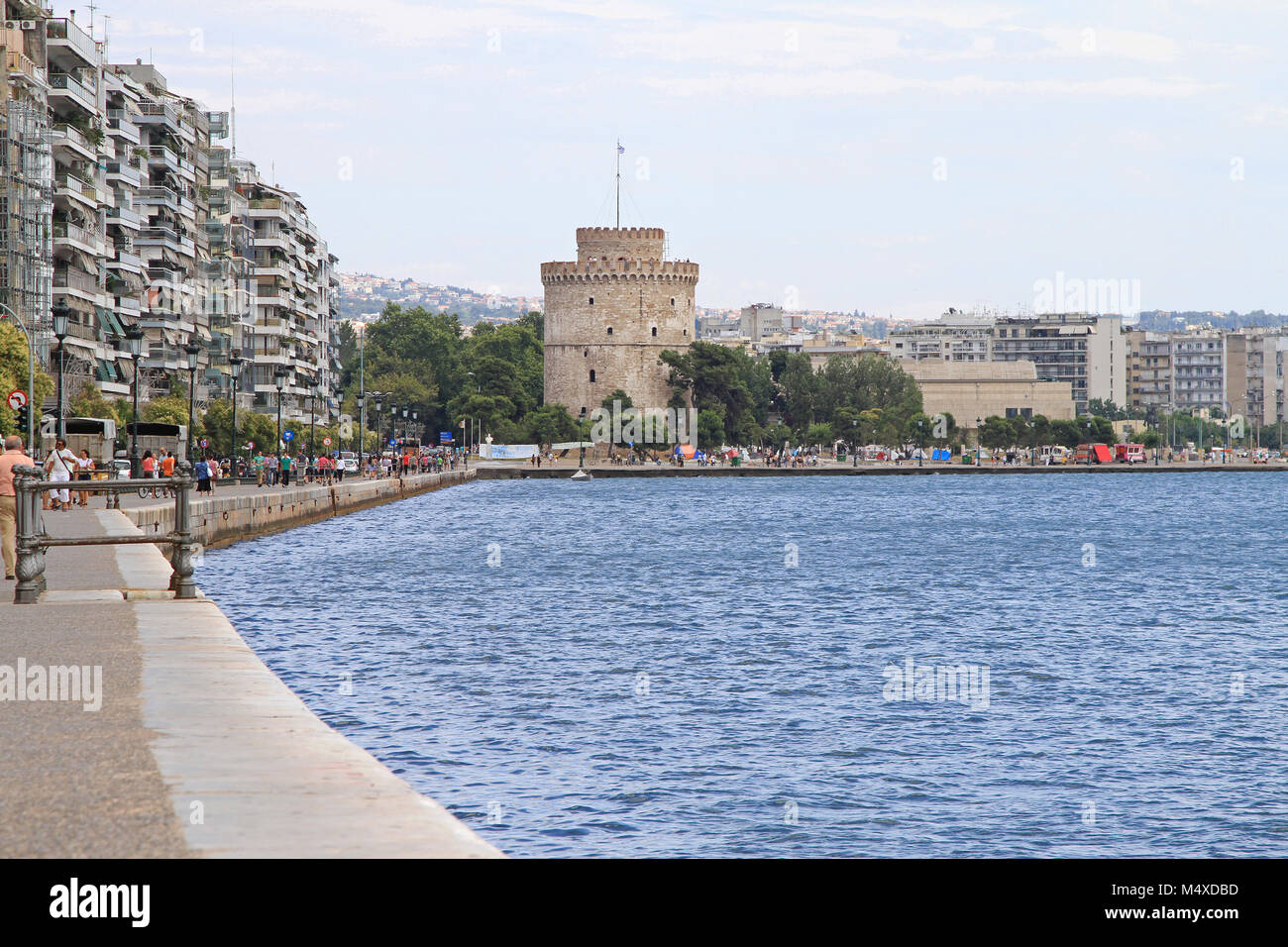 Thessaloniki Tower Stock Photo