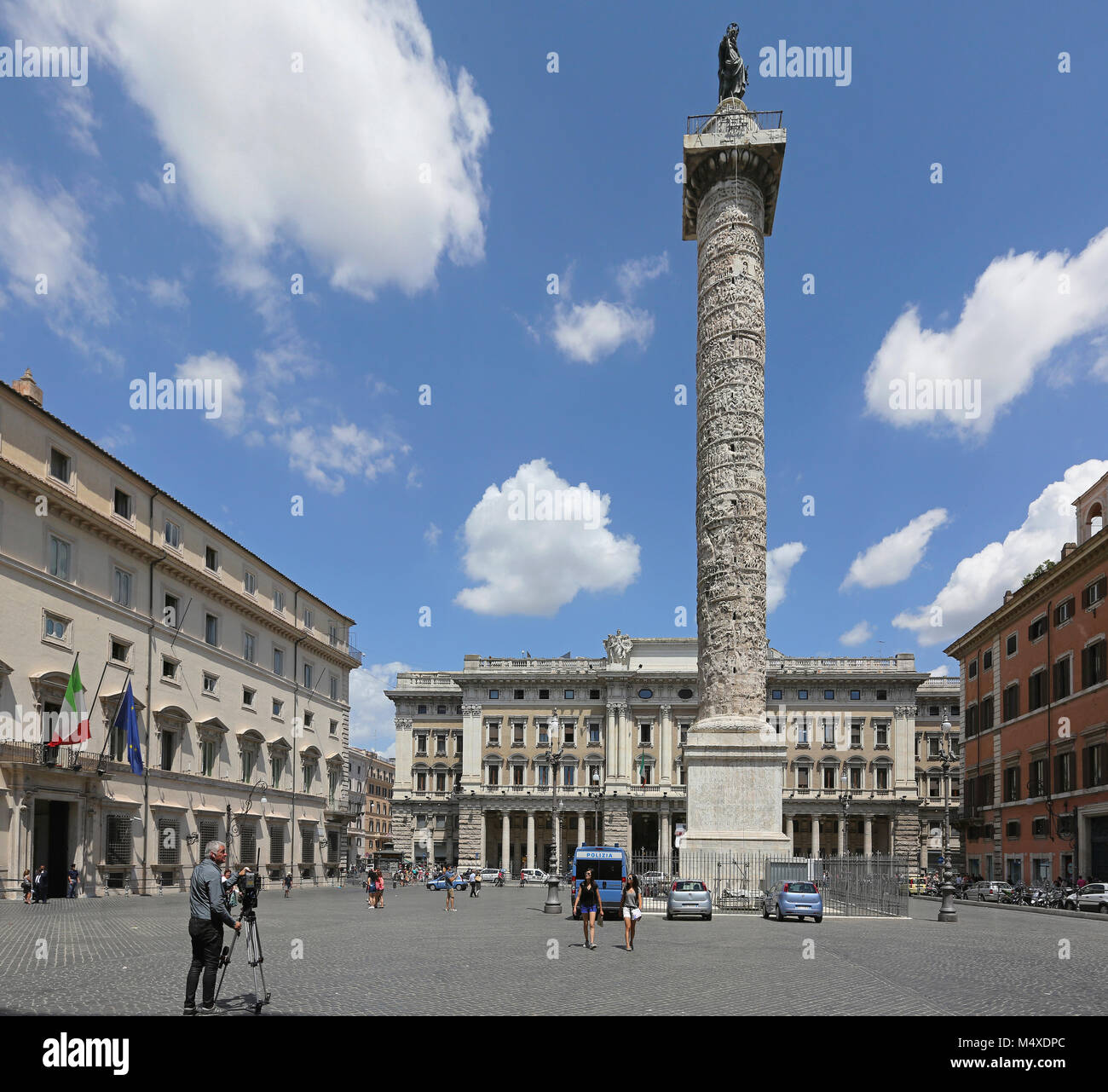 Column of Marcus Aurelius Stock Photo - Alamy